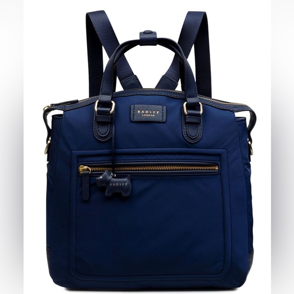 RADLEY LONDON Bags Radley London Spring Park Domed Backpack Navy Blue Poshmark
